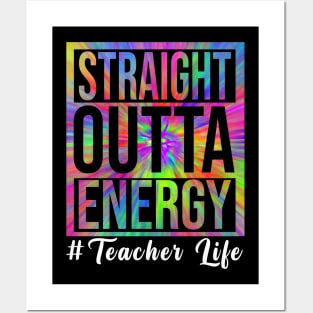 Teacher Straight Outta Energy Teacher Life Posters and Art